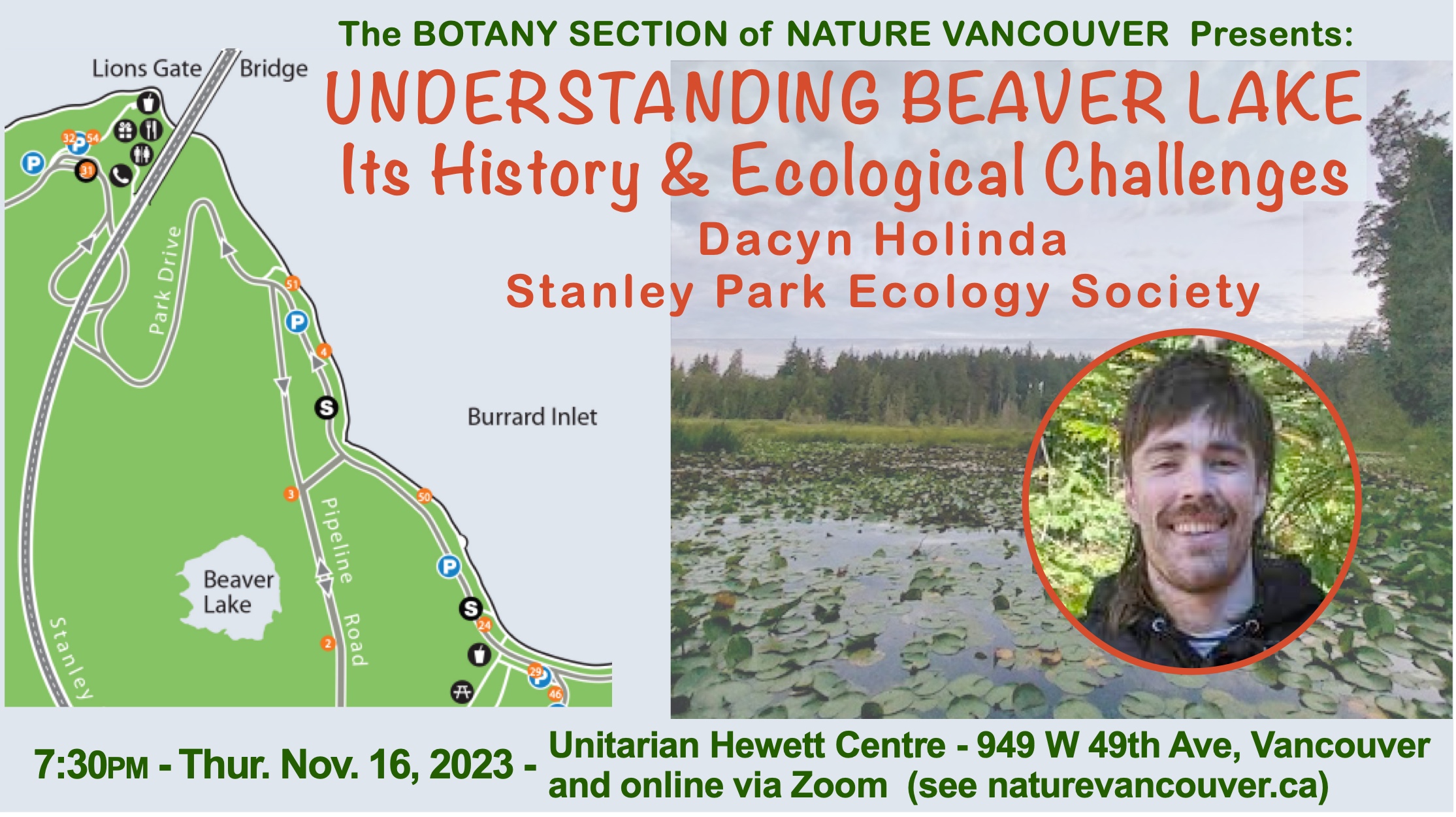 Event poster: Understanding Beaver Lake Ecology ...