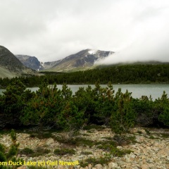 Cloud lifting from Duck Lake © Gail Newell