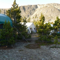 Shower Tent © Melanie Marchand